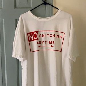 VLONE No Snitching Anytime T-Shirt